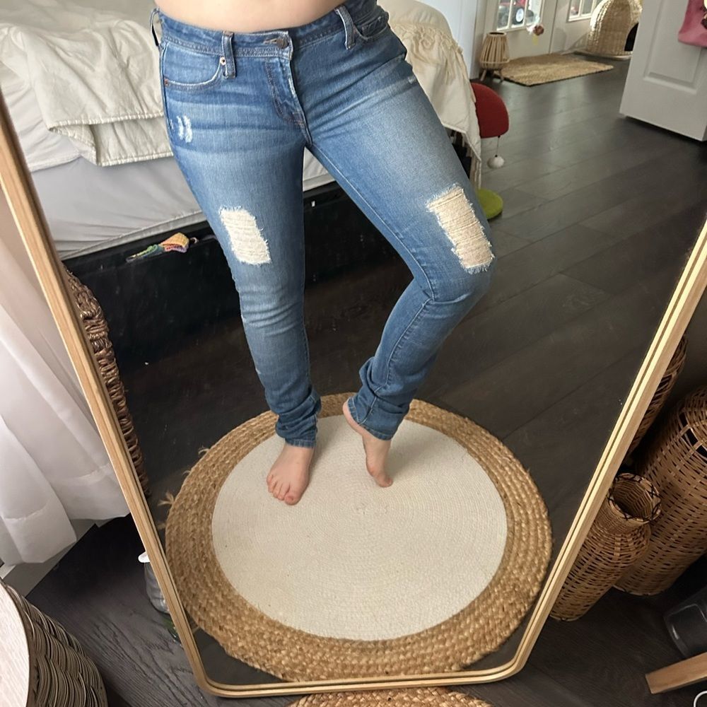 Genetic Denim Women’s 27 Low Rise Distressed The Shane Jeans
